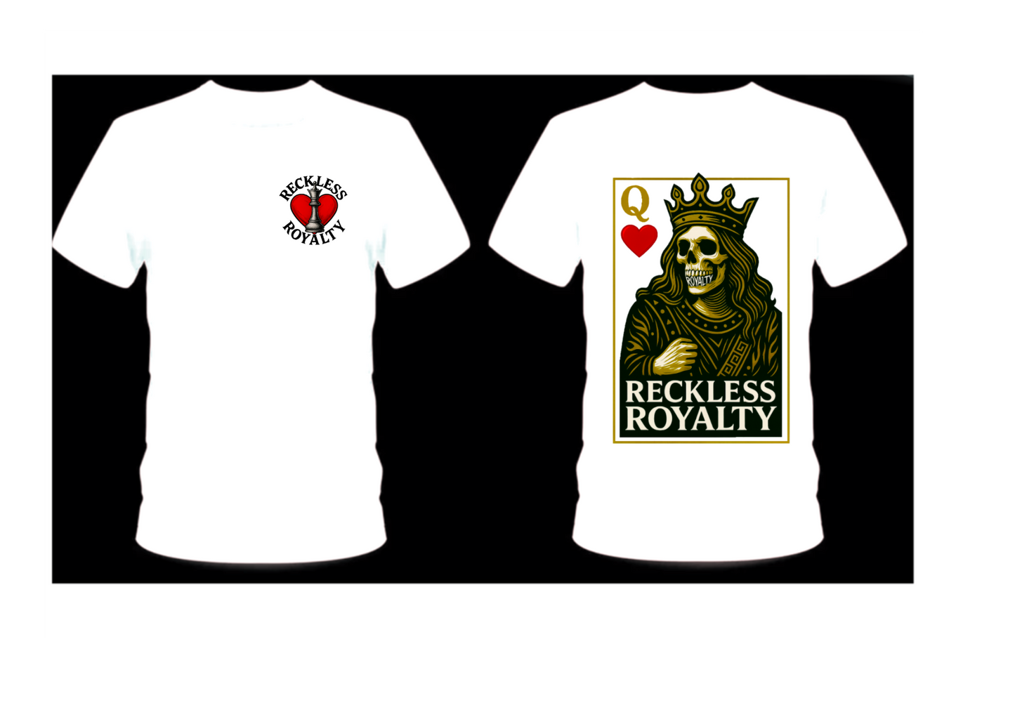 🤍 “Queen of Hearts – Pure Royal Edition”